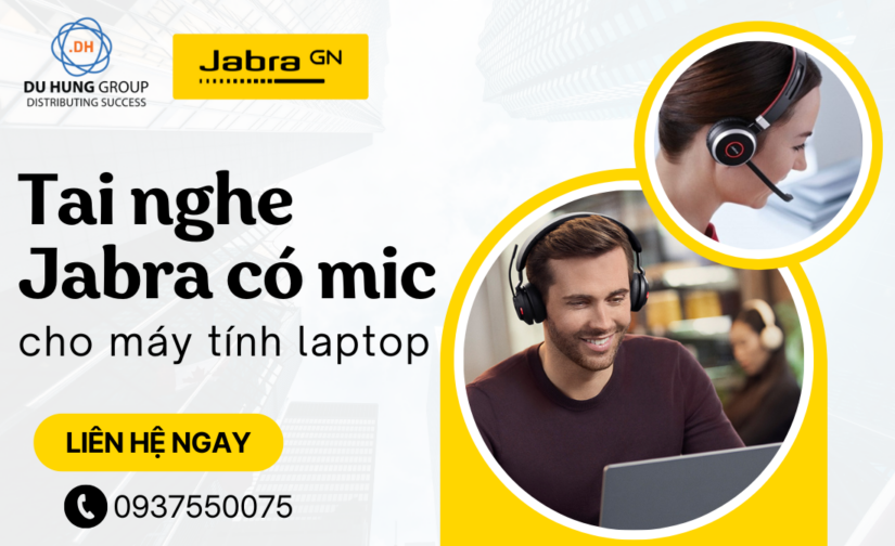 Tai nghe Jabra có mic cho máy tính laptop