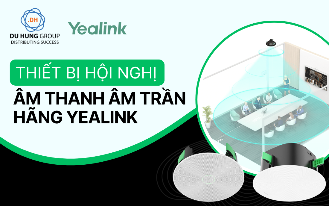 Thiết bị hội nghị âm thanh âm trần hãng Yealink