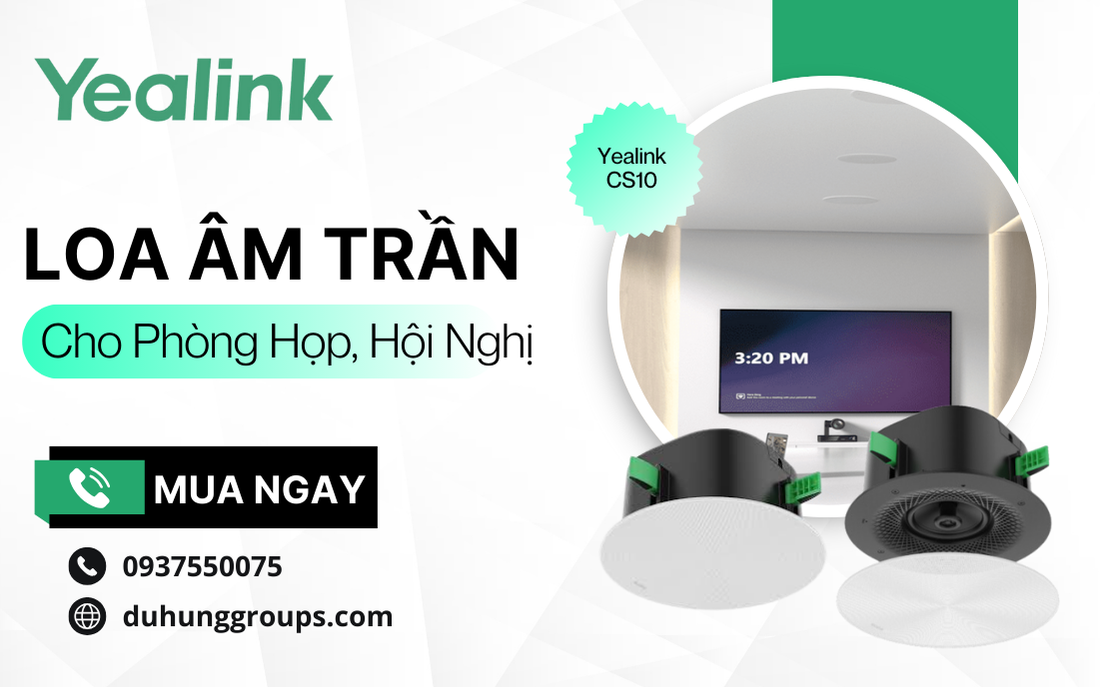 Loa âm trần cao cấp cho phòng họp, phòng hội nghị