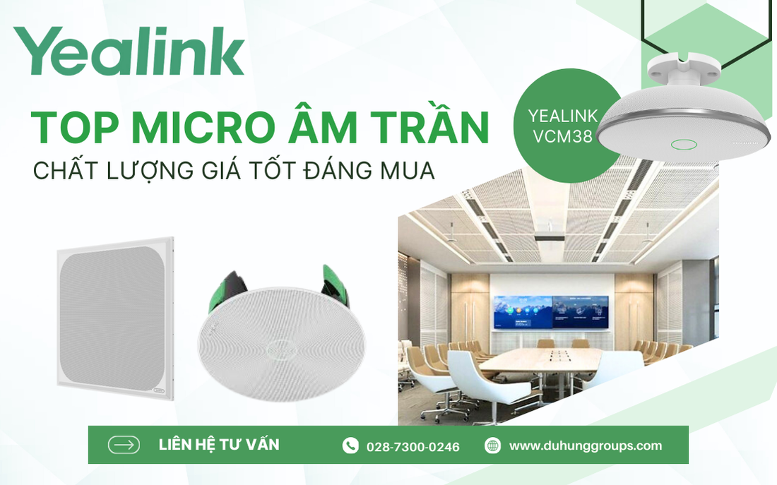 Top micro âm trần chất lượng giá tốt đáng mua