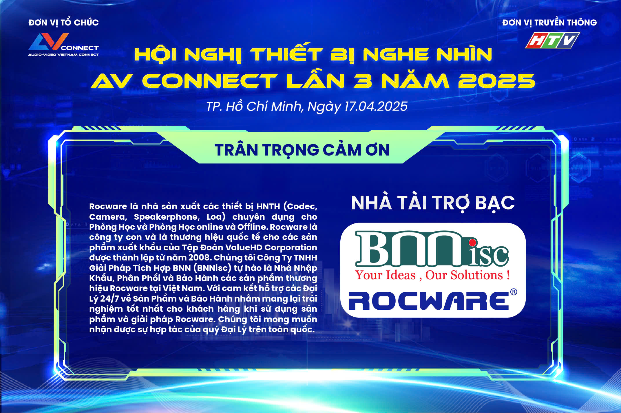 BNNISC – NHÀ TÀI TRỢ BẠC SỰ KIỆN AV CONNECT LẦN 3 NĂM 2025