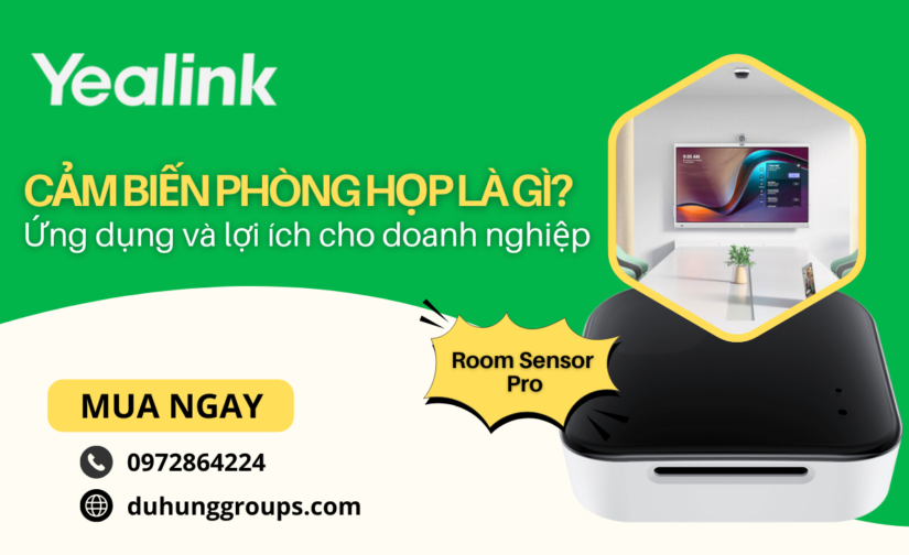 Cảm biến phòng họp là gì? Ứng dụng và lợi ích cho doanh nghiệp