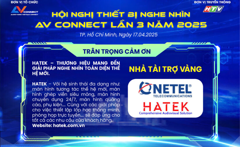 HATEK – NHÀ TÀI TRỢ VÀNG SỰ KIỆN AV CONNECT LẦN 3 NĂM 2025