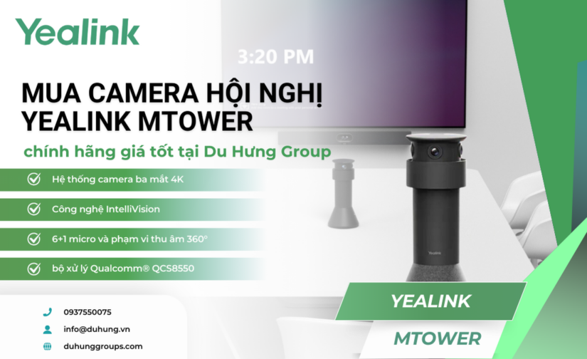 Mua camera hội nghị Yealink Mtower chính hãng giá tốt tại Du Hưng Group