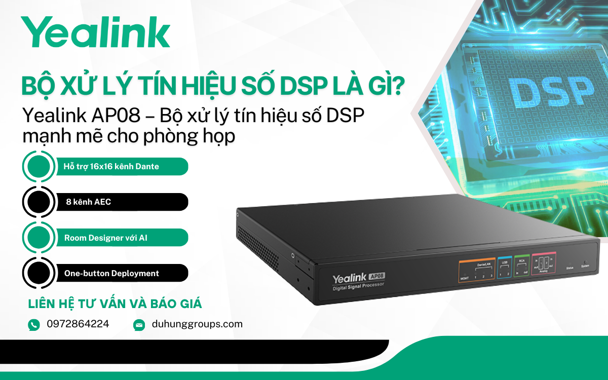 Bộ xử lý tín hiệu số DSP là gì?