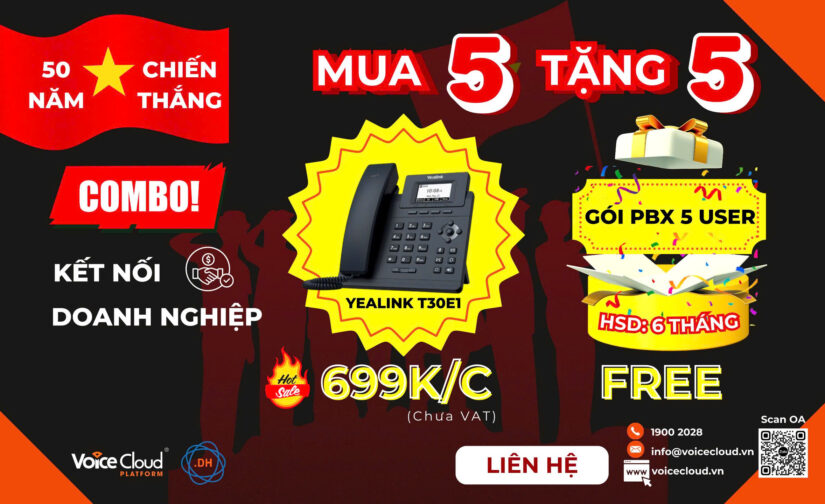 COMBO “BÙNG NỔ” MUA 5 TẶNG 5 – KỶ NIỆM 50 NĂM THỐNG NHẤT ĐẤT NƯỚC