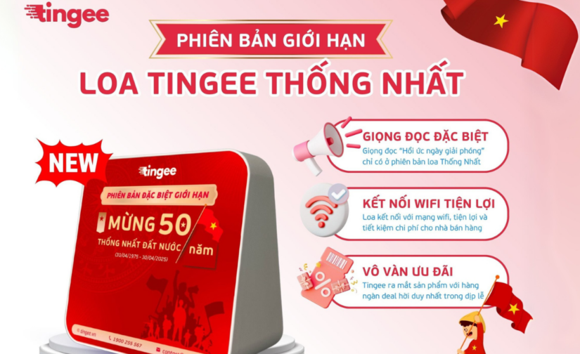 Ra mắt mẫu loa Tingee thống nhất dịp kỷ niệm 50 năm thống nhất đất nước