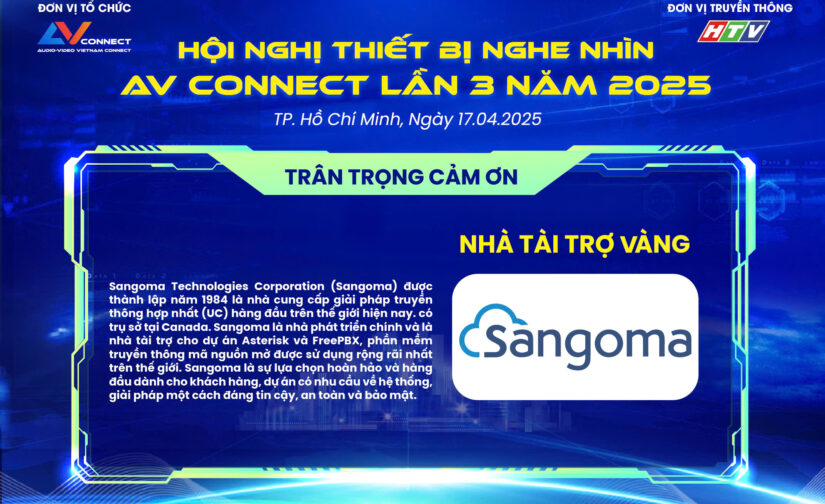  SANGOMA – NHÀ TÀI TRỢ VÀNG SỰ KIỆN AV CONNECT LẦN 3 NĂM 2025