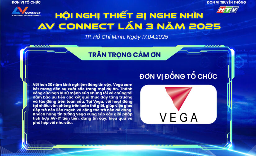 VEGA – ĐƠN VỊ ĐỒNG TỔ CHỨC SỰ KIỆN AV CONNECT LẦN 3 NĂM 2025