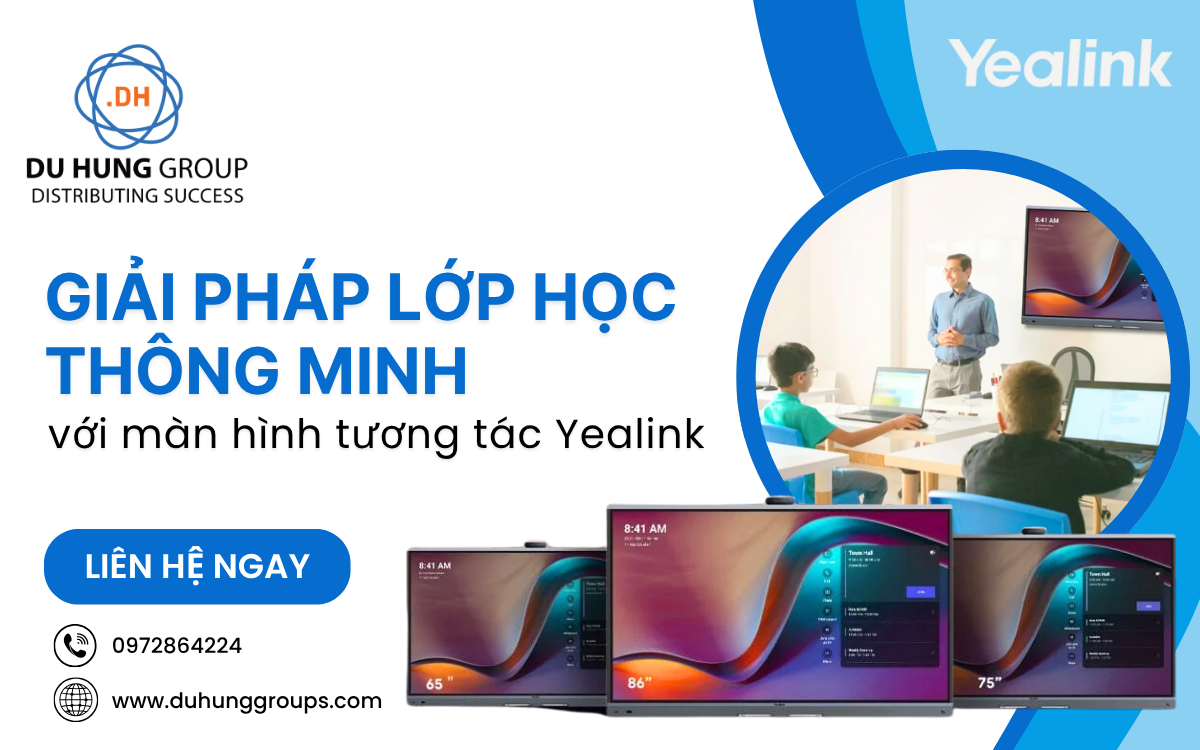 Giải pháp lớp học thông minh với màn hình tương tác Yealink (1)