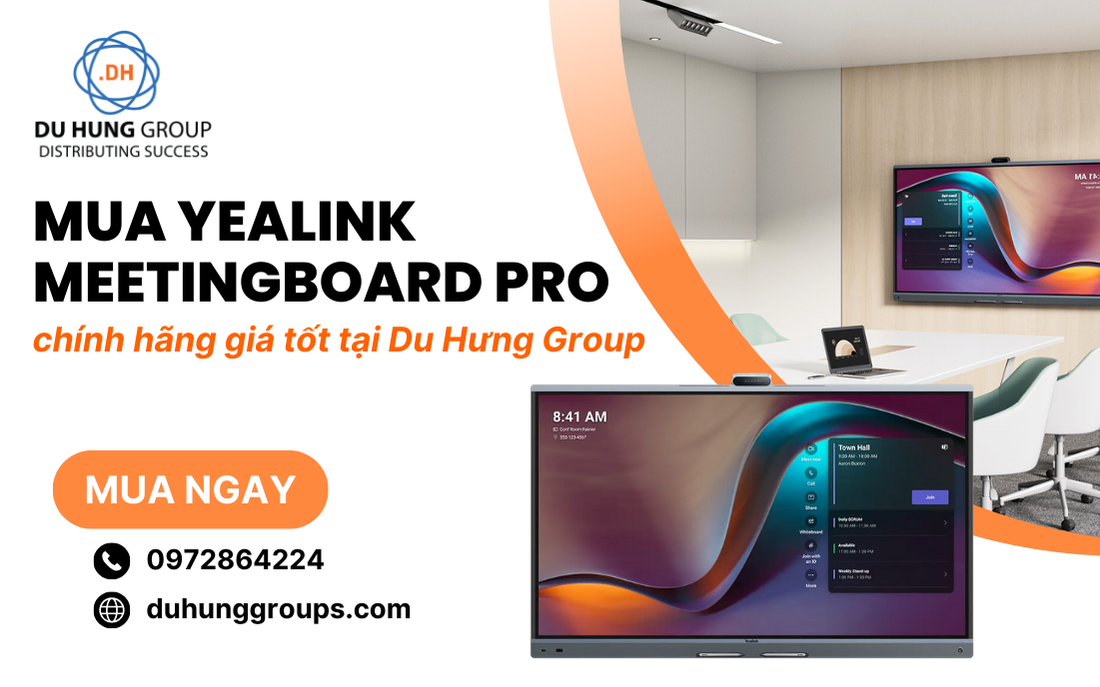 Mua Yealink MeetingBoard Pro chính hãng giá tốt tại Du Hưng Group