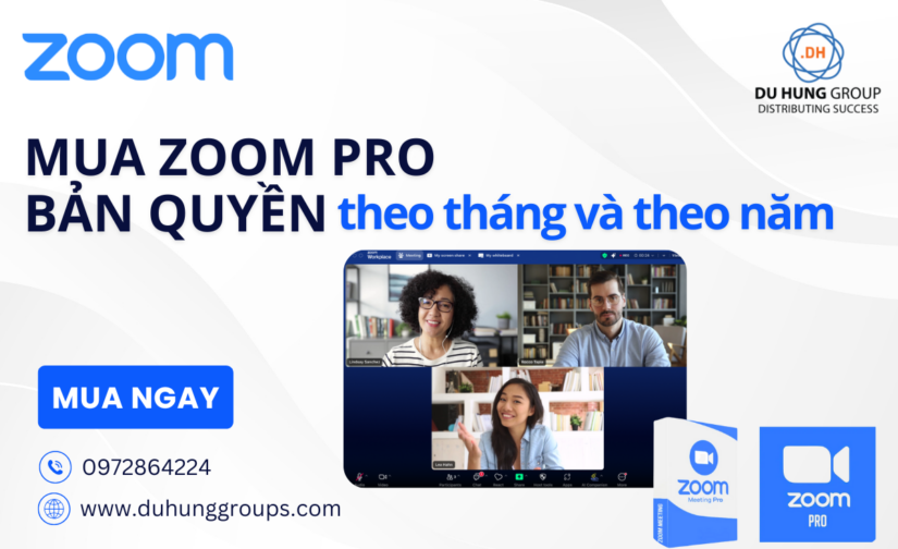 Mua Zoom Pro bản quyền theo tháng và theo năm