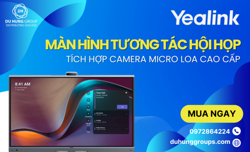 Màn hình tương tác hội họp tích hợp camera micro loa cao cấp