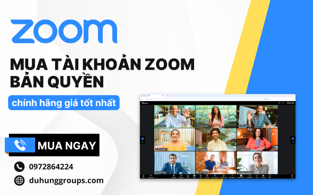 Mua tài khoản Zoom bản quyền