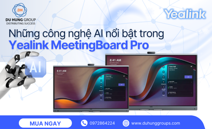 Những công nghệ AI nổi bật trong Yealink MeetingBoard Pro