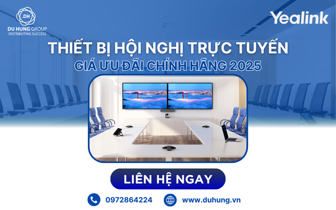 Thiết bị hội nghị trực tuyến giá ưu đãi chính hãng 2025
