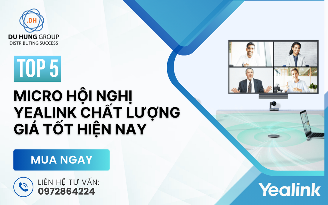 Top 5 micro hội nghị Yealink chất lượng giá tốt hiện nay