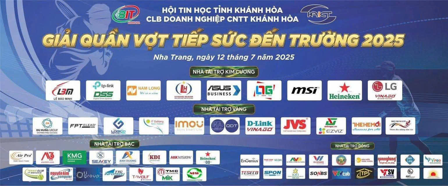 DU HƯNG GROUP NHÀ TÀI TRỢ VÀNG CHO GIẢI QUẦN VỢT TIẾP SỨC ĐẾN TRƯỜNG 2025