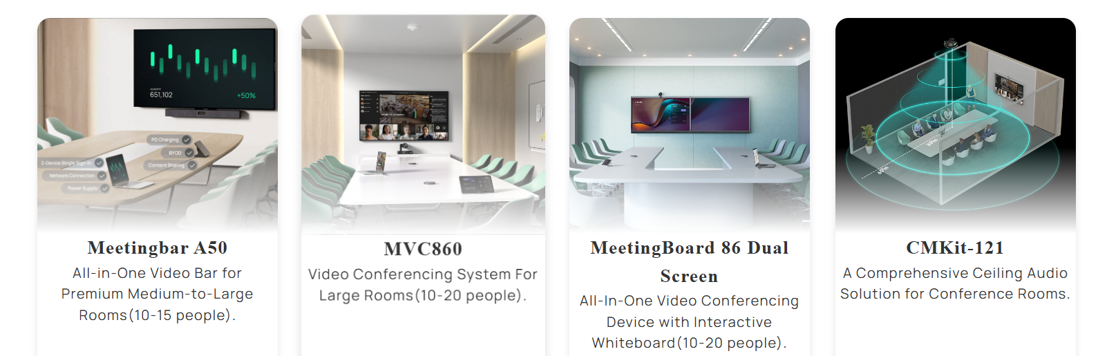 Giải pháp hội nghị truyền hình Yealink cho phòng họp lớn-