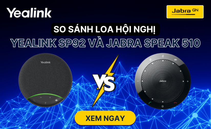 So sánh Loa hội nghị Yealink SP92 và Jabra Speak 510