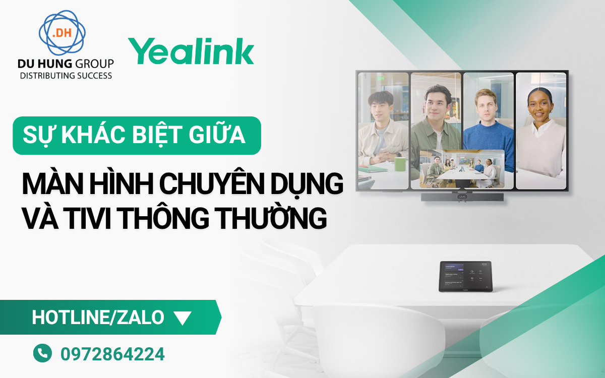 Sự khác biệt giữa màn hình chuyên dụng và Tivi thông thường (1)