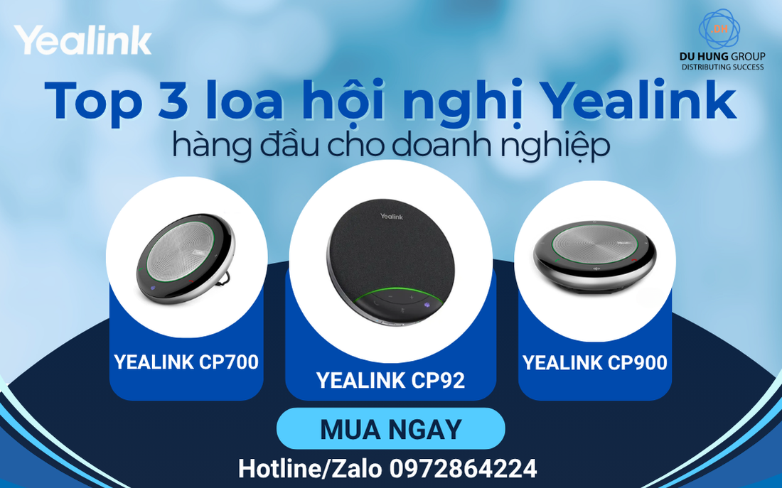 Top 3 loa hội nghị Yealink