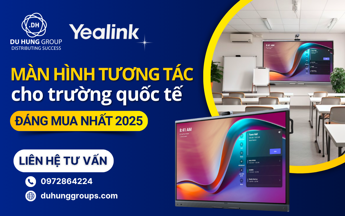 Top màn hình tương tác cho trường quốc tế đáng mua nhất năm 2025