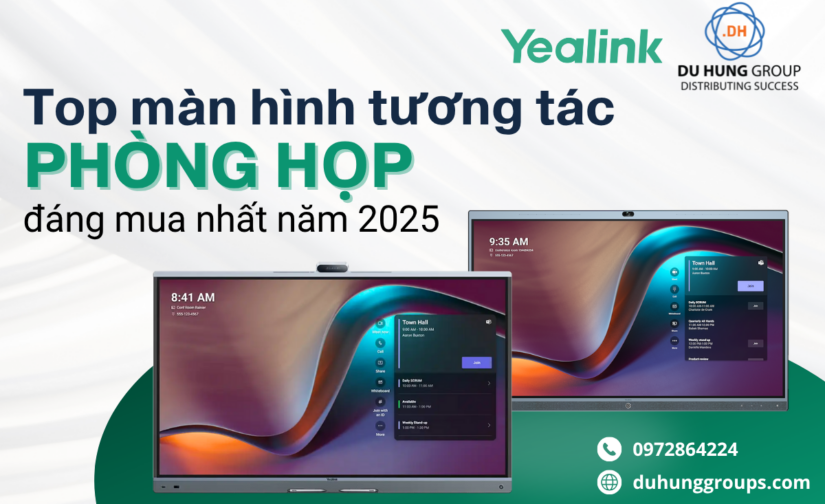Top màn hình tương tác phòng họp đáng mua nhất năm 2025