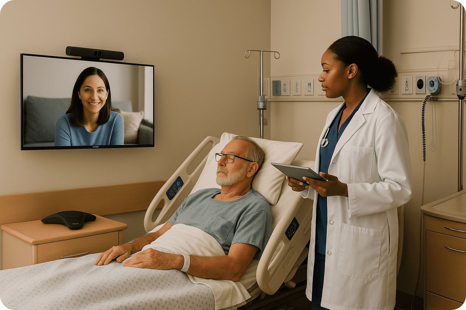 Ứng dụng hội nghị truyền hình Yealink trong lĩnh vực y tế - chăm sóc sức khỏe