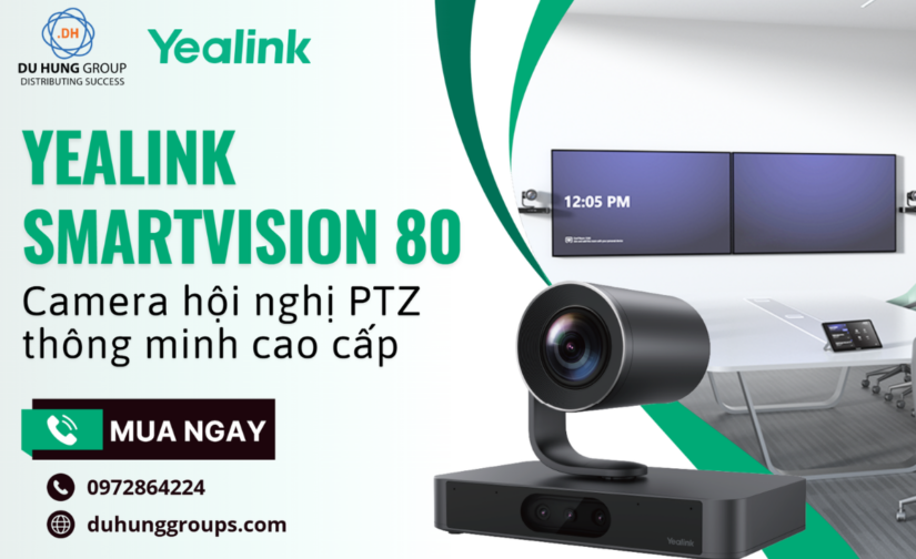 Yealink SmartVision 80 Camera hội nghị PTZ thông minh cao cấp