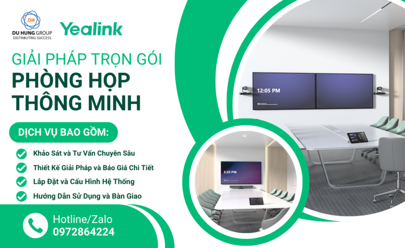 Giải pháp trọn gói phòng họp thông minh