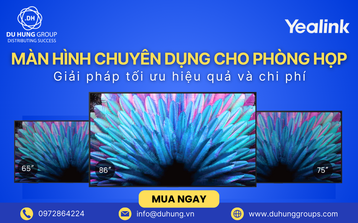 Màn hình chuyên dụng cho phòng họp - Giải pháp tối ưu hiệu quả và chi phí