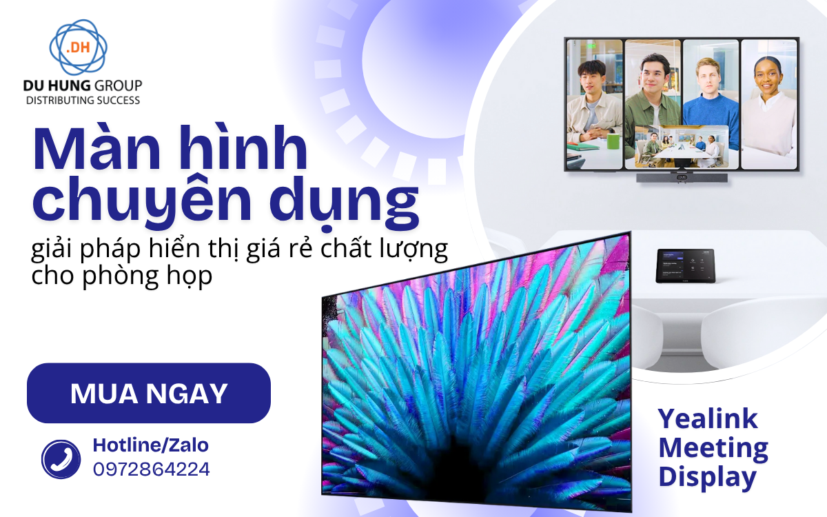 Màn hình chuyên dụng - giải pháp hiển thị giá rẻ chất lượng cho phòng họp
