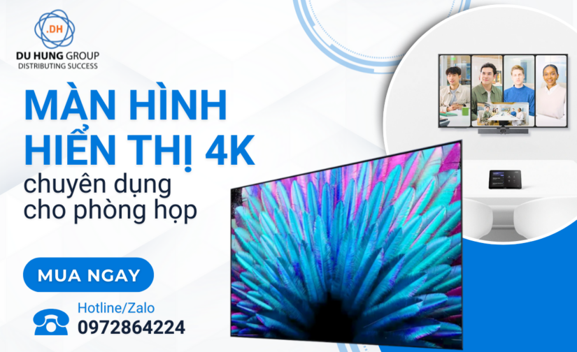 Màn hình hiển thị 4K chuyên dụng cho phòng họp