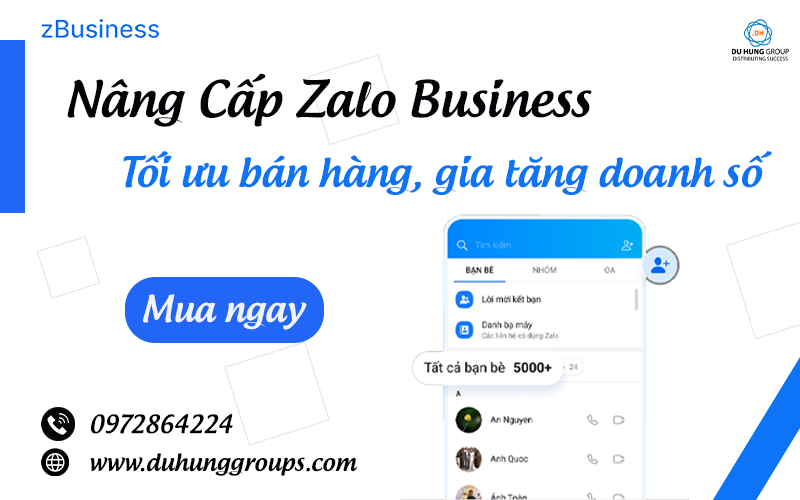Nâng cấp Zalo Business – Tối ưu bán hàng, gia tăng doanh số