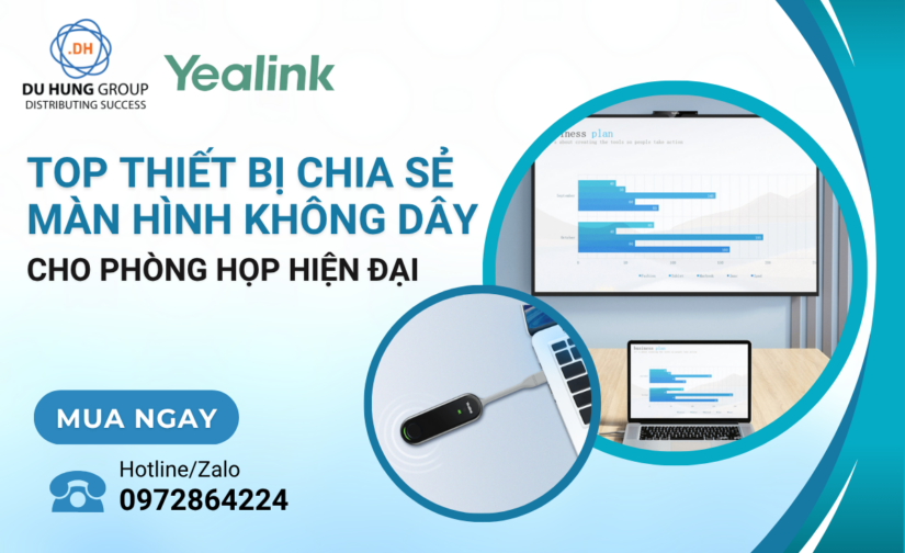 Top Thiết bị chia sẻ màn hình không dây cho phòng họp hiện đại