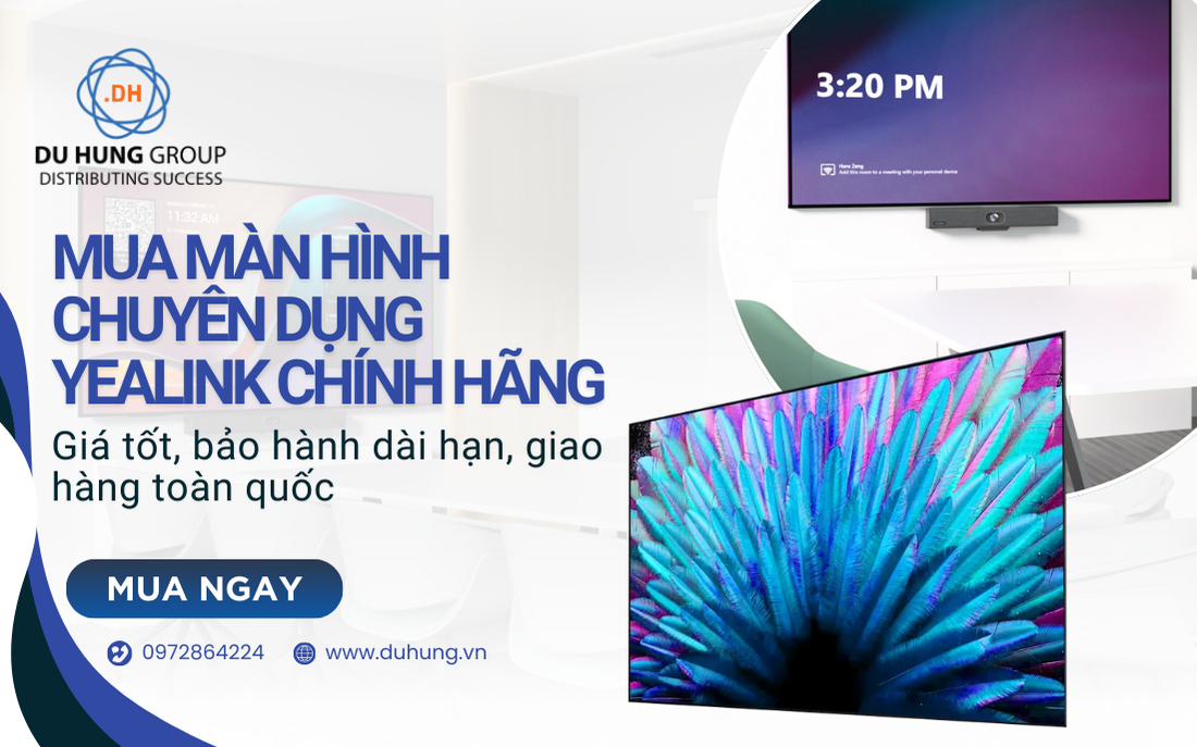 Mua màn hình chuyên dụng Yealink chính hãng