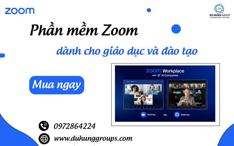 Phần mềm zoom dành cho giáo dục và đào tạo