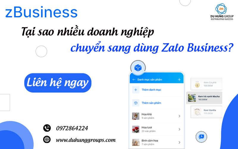 Tại sao nhiều doanh nghiệp chuyển sang dùng Zalo Business?