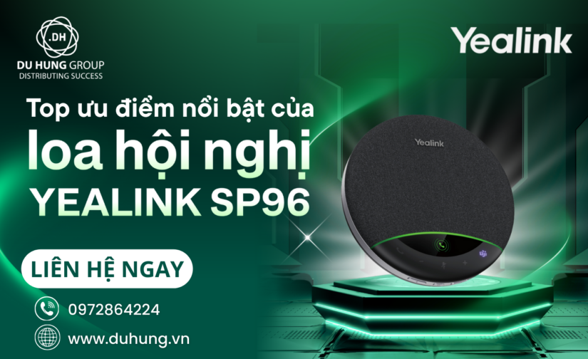 Top ưu điểm nổi bật của loa hội nghị Yealink SP96