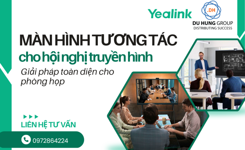 Màn hình tương tác cho hội nghị truyền hình – Giải pháp toàn diện cho phòng họp