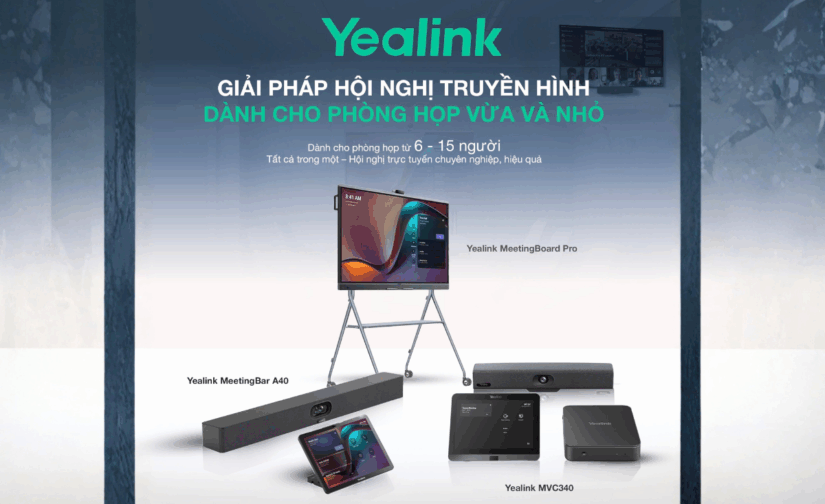 Giải pháp hội nghị truyền hình cho phòng họp vừa và nhỏ