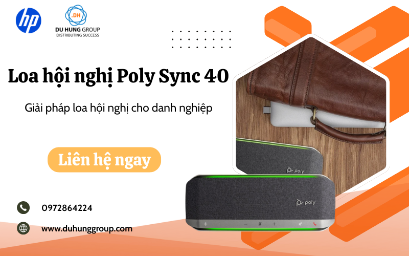Loa Hội Nghị Poly Sync 40 – Giải pháp loa hội nghị cho danh nghiệp