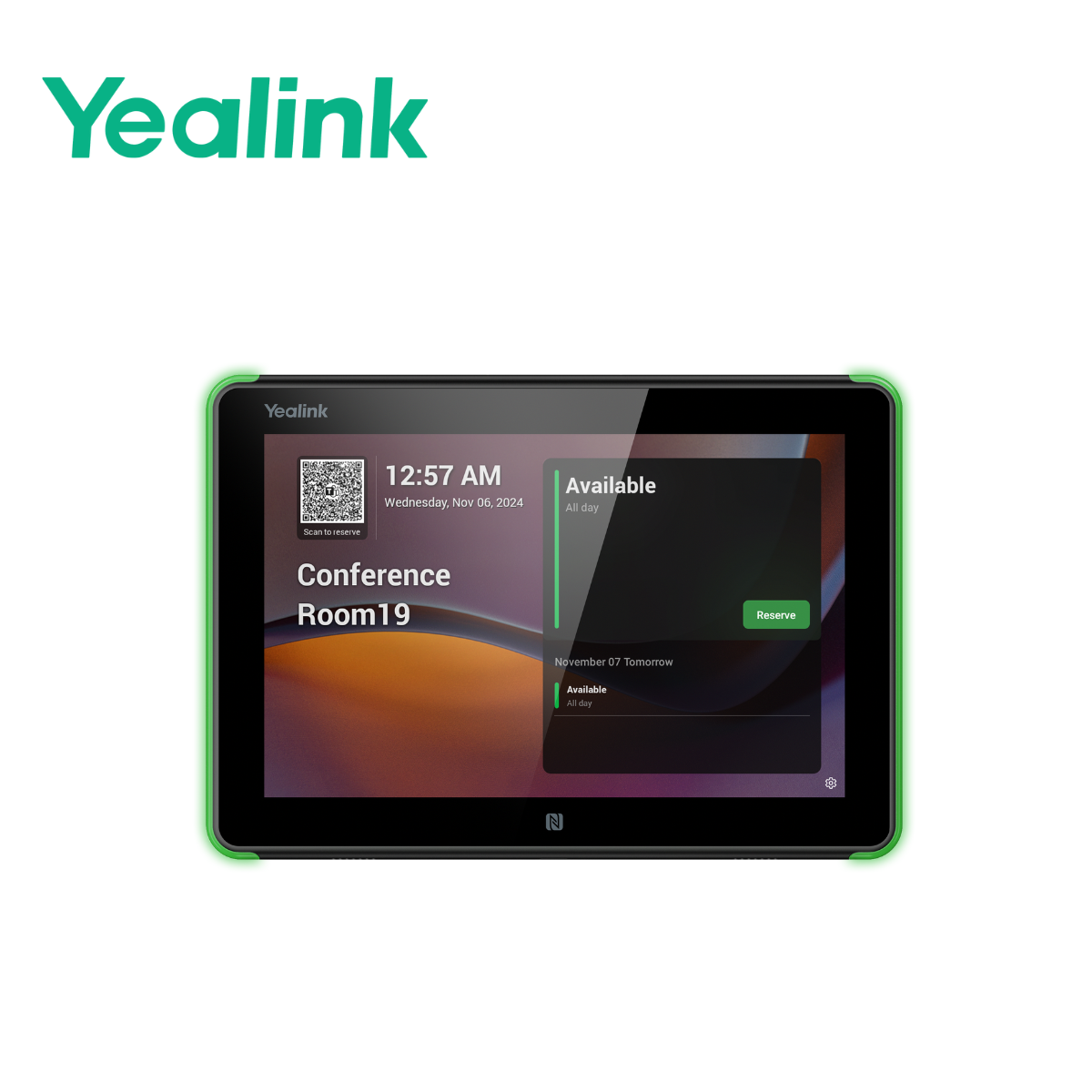 Yealink RoomPanel E2 Bảng điều khiển đặt lịch phòng họp