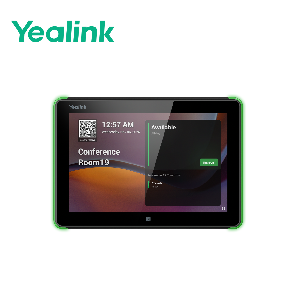 Yealink RoomPanel Plus E2 Bảng điều khiển đặt lịch phòng họp