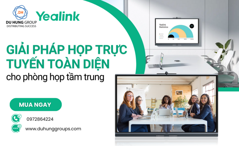 Giải pháp họp trực tuyến toàn diện cho phòng họp tầm trung