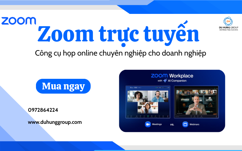 Zoom trực tuyến – Công cụ họp online chuyên nghiệp cho doanh nghiệp